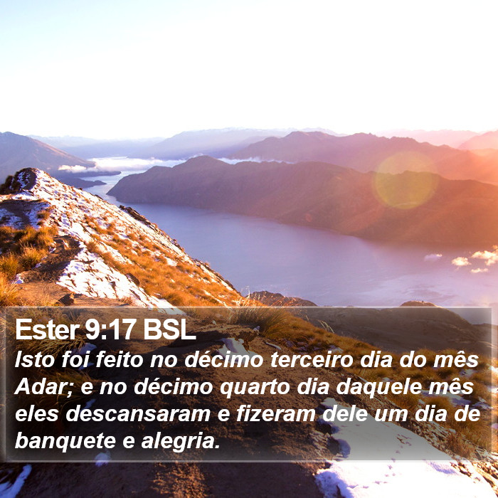 Ester 9:17 BSL Bible Study