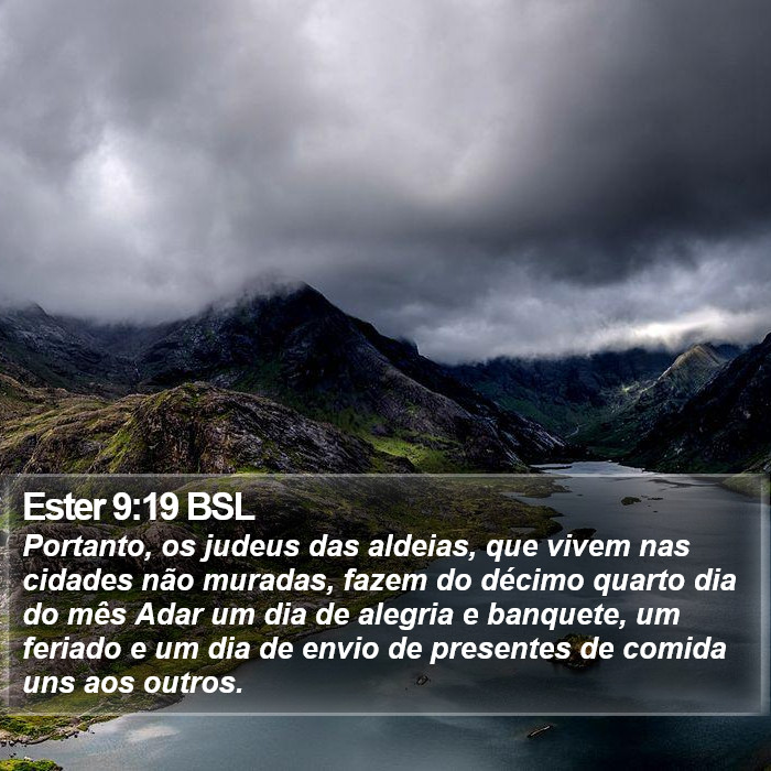 Ester 9:19 BSL Bible Study