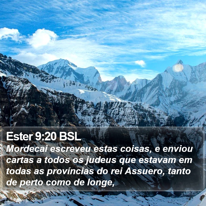 Ester 9:20 BSL Bible Study