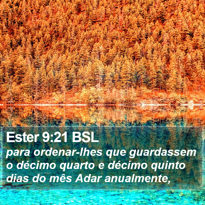 Ester 9:21 BSL Bible Study