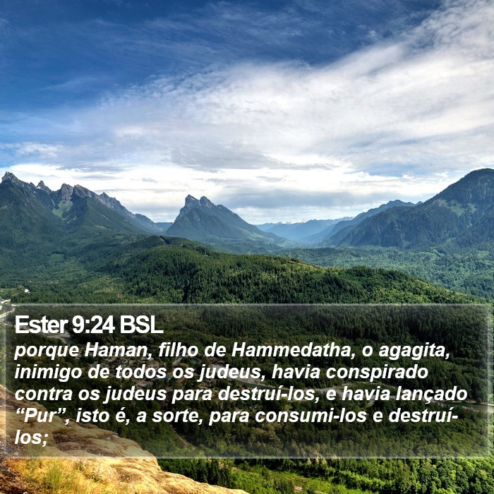 Ester 9:24 BSL Bible Study