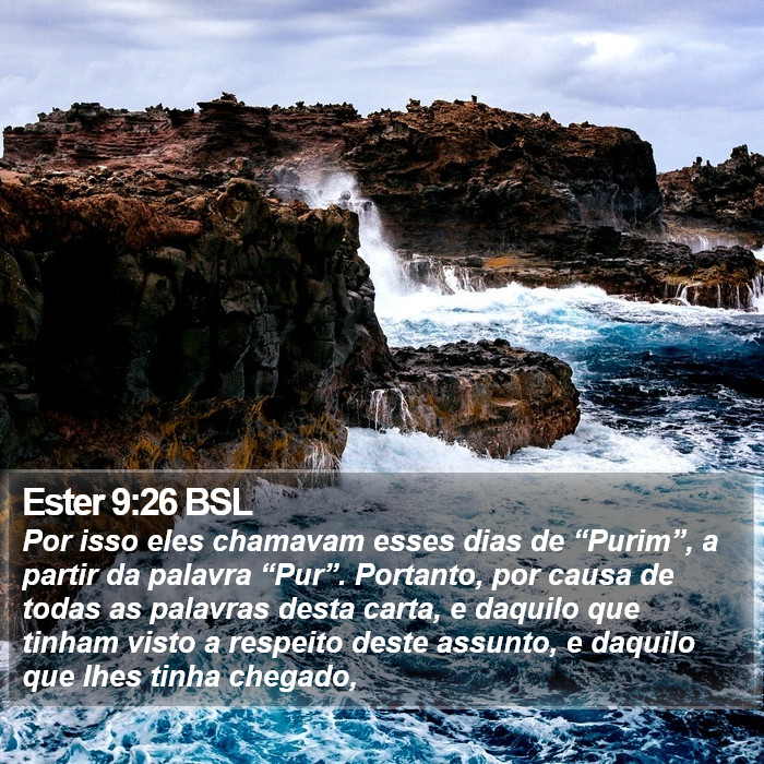 Ester 9:26 BSL Bible Study