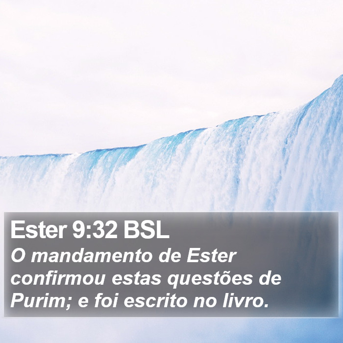 Ester 9:32 BSL Bible Study