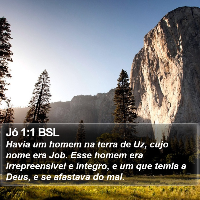 Jó 1:1 BSL Bible Study