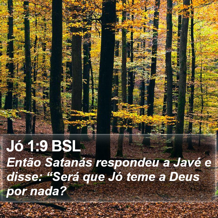 Jó 1:9 BSL Bible Study