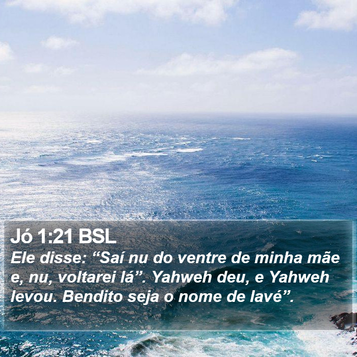 Jó 1:21 BSL Bible Study