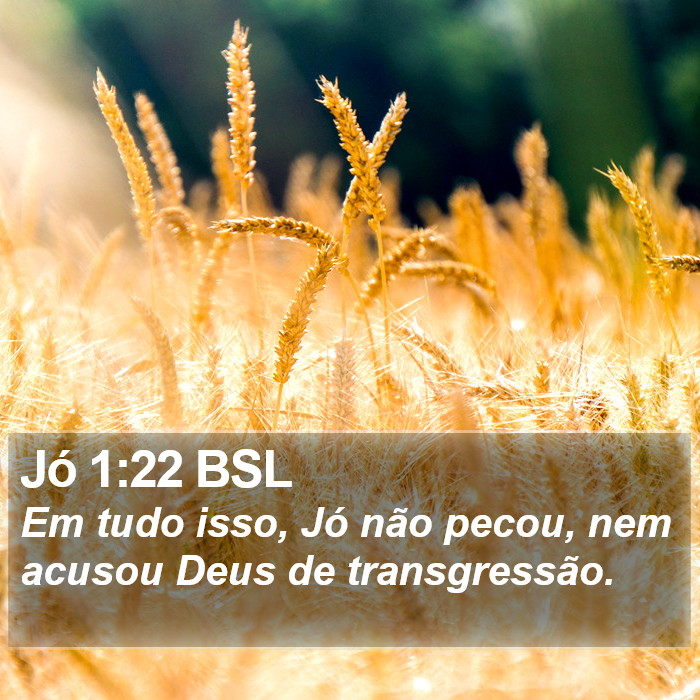 Jó 1:22 BSL Bible Study