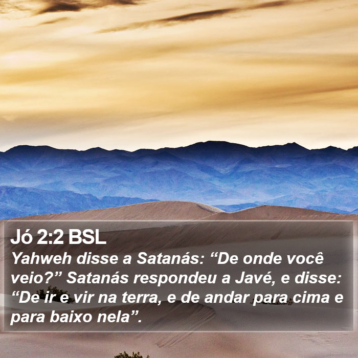 Jó 2:2 BSL Bible Study