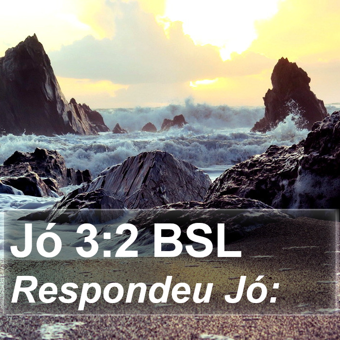 Jó 3:2 BSL Bible Study