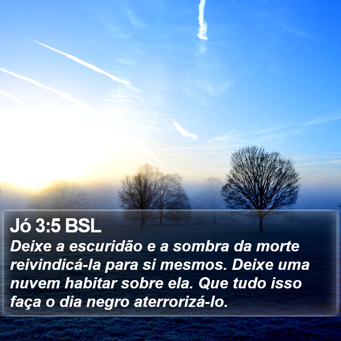 Jó 3:5 BSL Bible Study