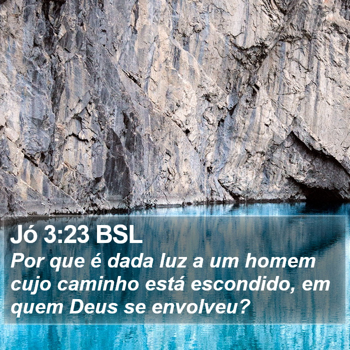 Jó 3:23 BSL Bible Study