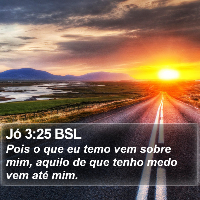 Jó 3:25 BSL Bible Study