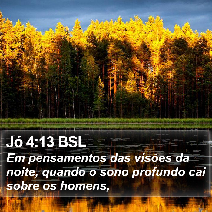 Jó 4:13 BSL Bible Study