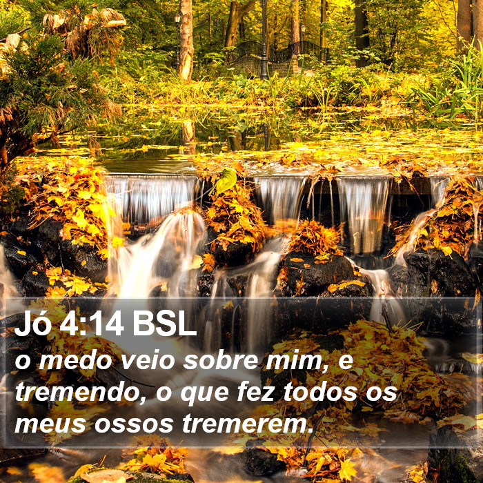 Jó 4:14 BSL Bible Study