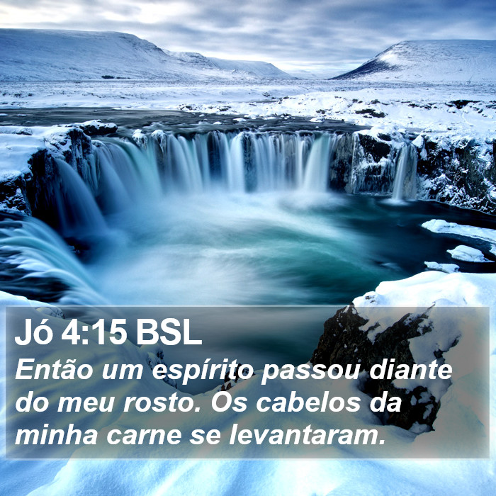 Jó 4:15 BSL Bible Study