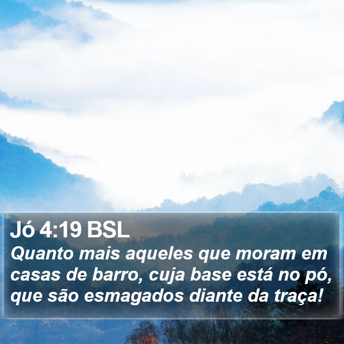 Jó 4:19 BSL Bible Study