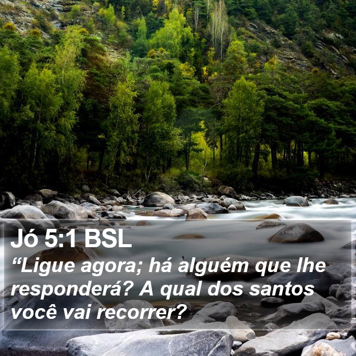 Jó 5:1 BSL Bible Study