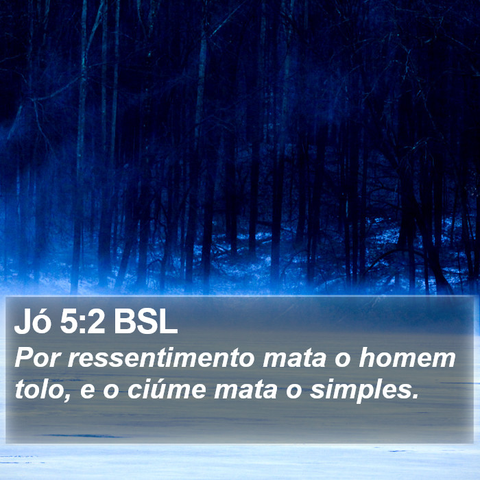 Jó 5:2 BSL Bible Study