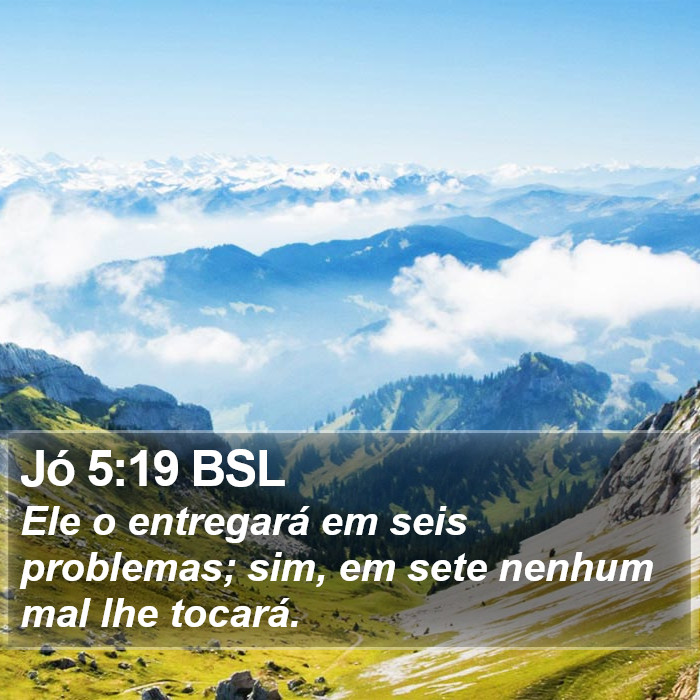 Jó 5:19 BSL Bible Study