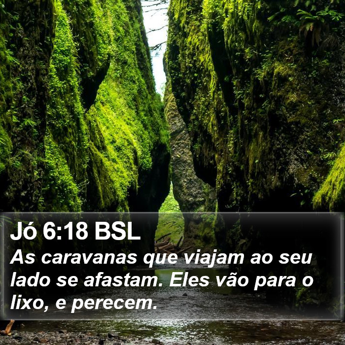 Jó 6:18 BSL Bible Study