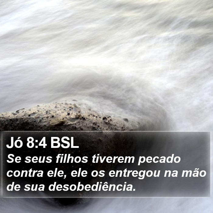 Jó 8:4 BSL Bible Study