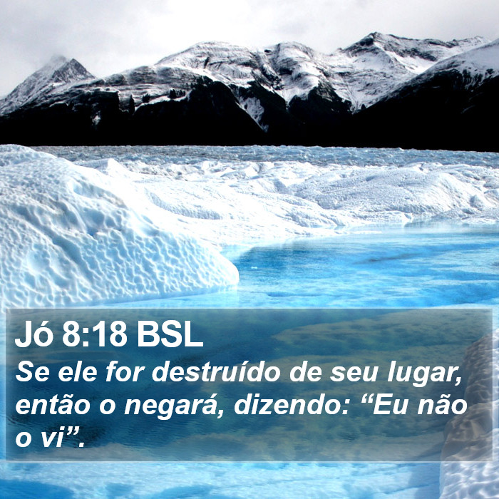 Jó 8:18 BSL Bible Study