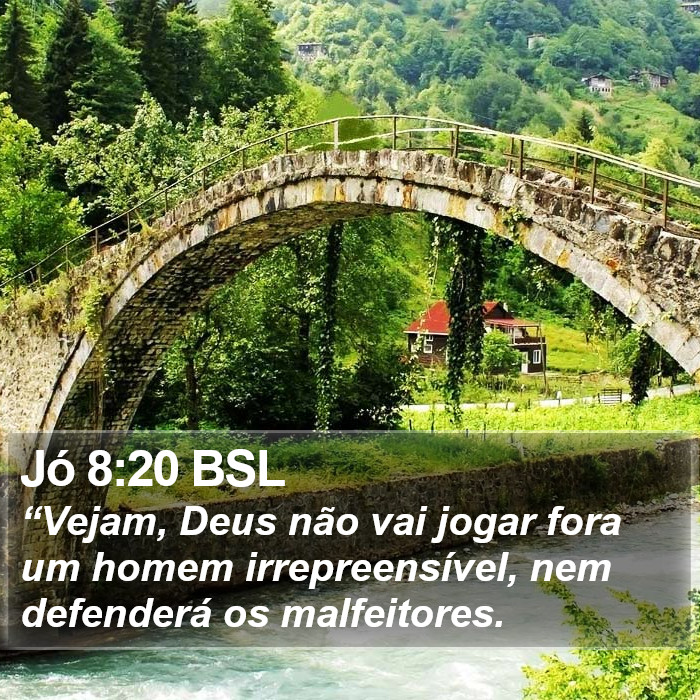Jó 8:20 BSL Bible Study