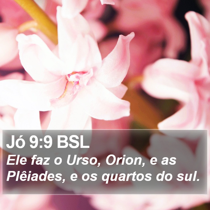 Jó 9:9 BSL Bible Study