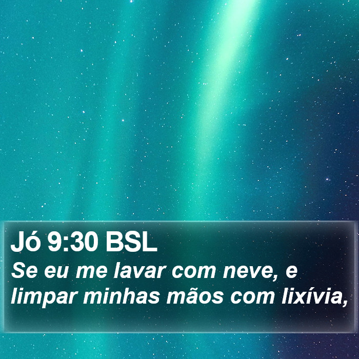 Jó 9:30 BSL Bible Study