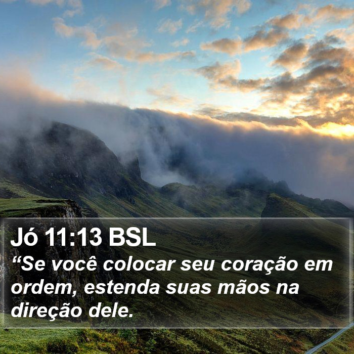 Jó 11:13 BSL Bible Study