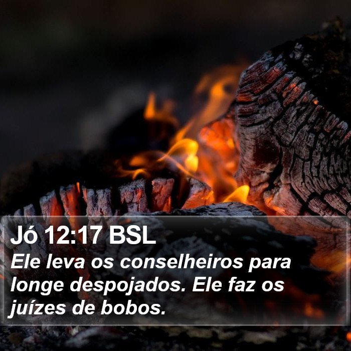 Jó 12:17 BSL Bible Study