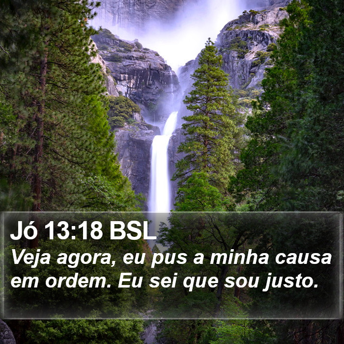 Jó 13:18 BSL Bible Study