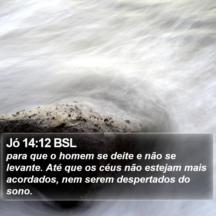 Jó 14:12 BSL Bible Study