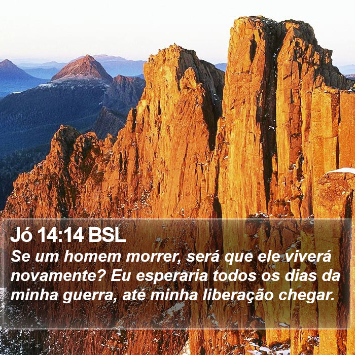 Jó 14:14 BSL Bible Study