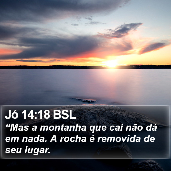 Jó 14:18 BSL Bible Study