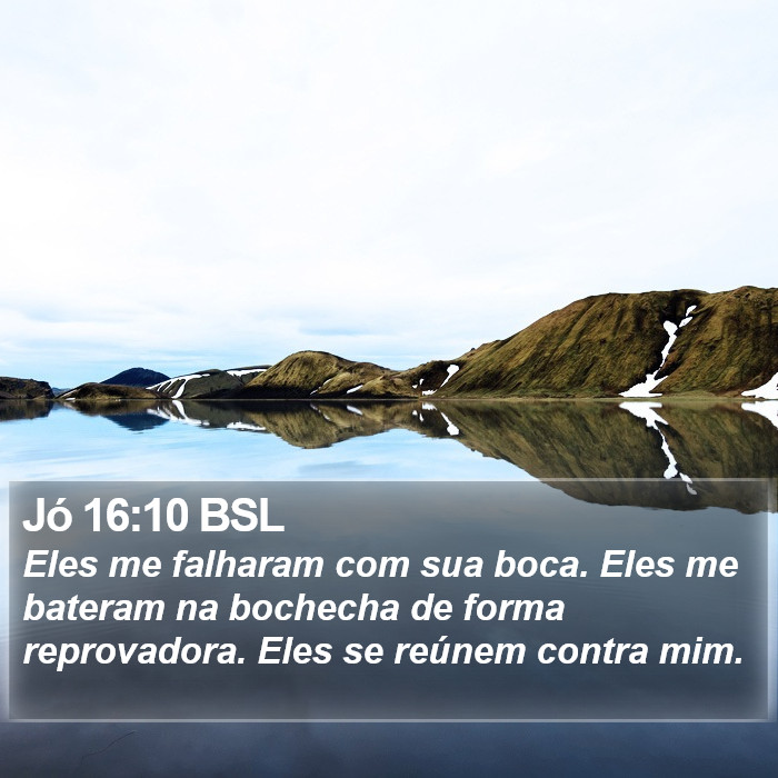 Jó 16:10 BSL Bible Study