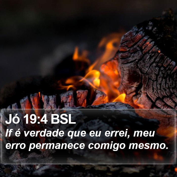 Jó 19:4 BSL Bible Study