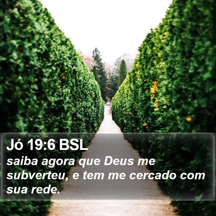 Jó 19:6 BSL Bible Study