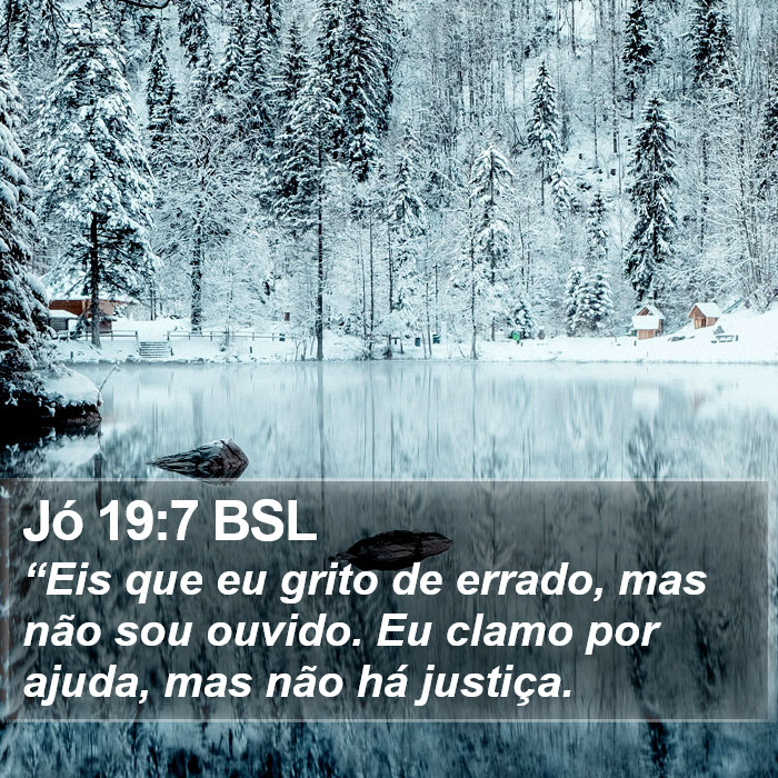 Jó 19:7 BSL Bible Study