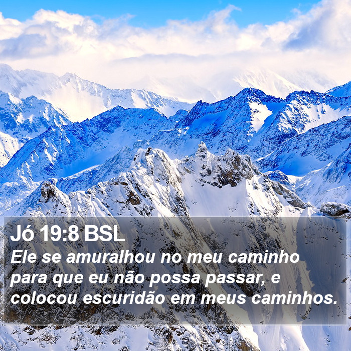 Jó 19:8 BSL Bible Study