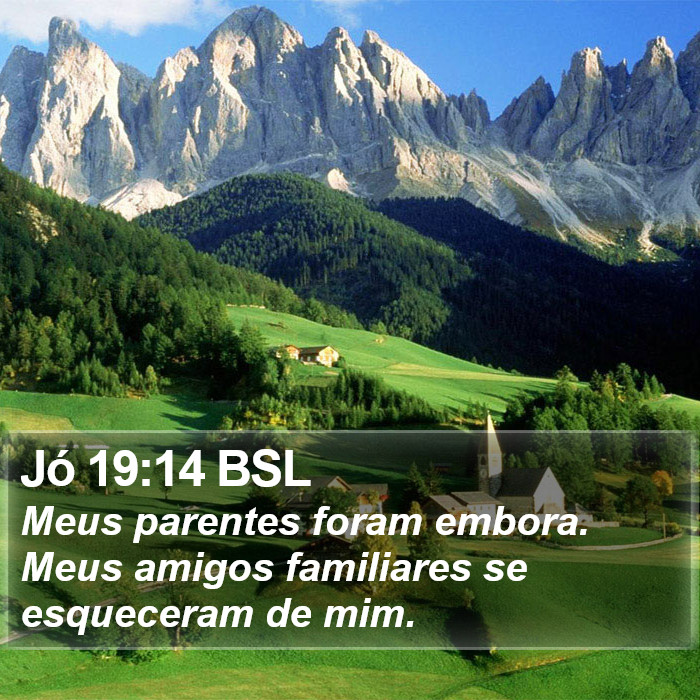 Jó 19:14 BSL Bible Study