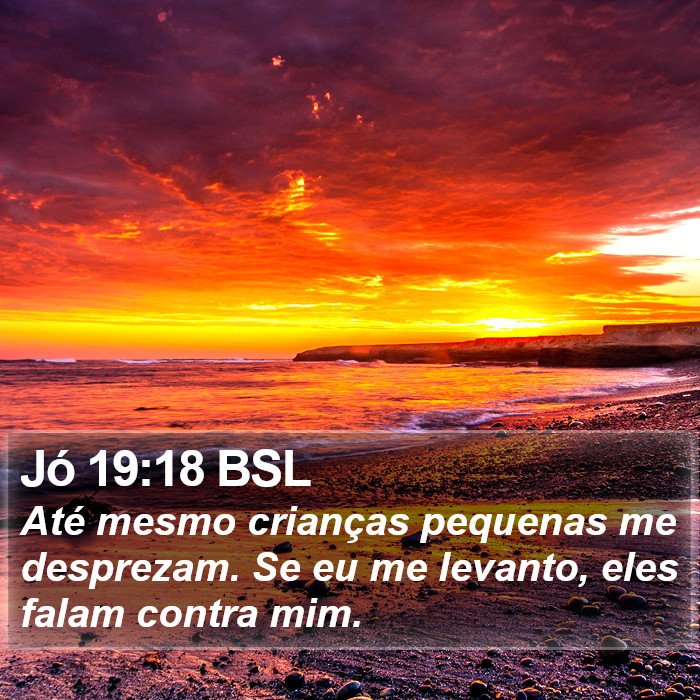 Jó 19:18 BSL Bible Study