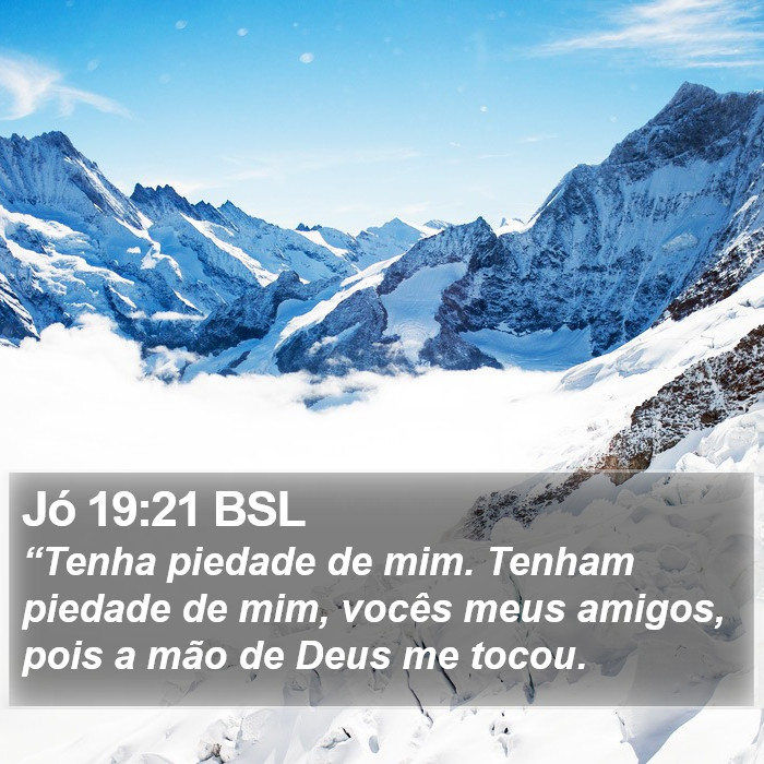 Jó 19:21 BSL Bible Study