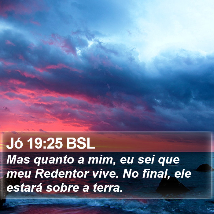 Jó 19:25 BSL Bible Study