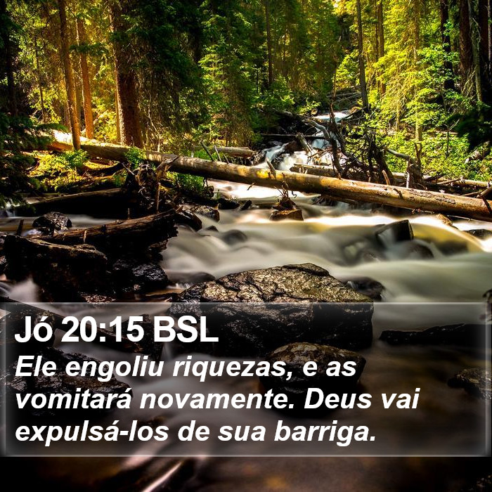 Jó 20:15 BSL Bible Study