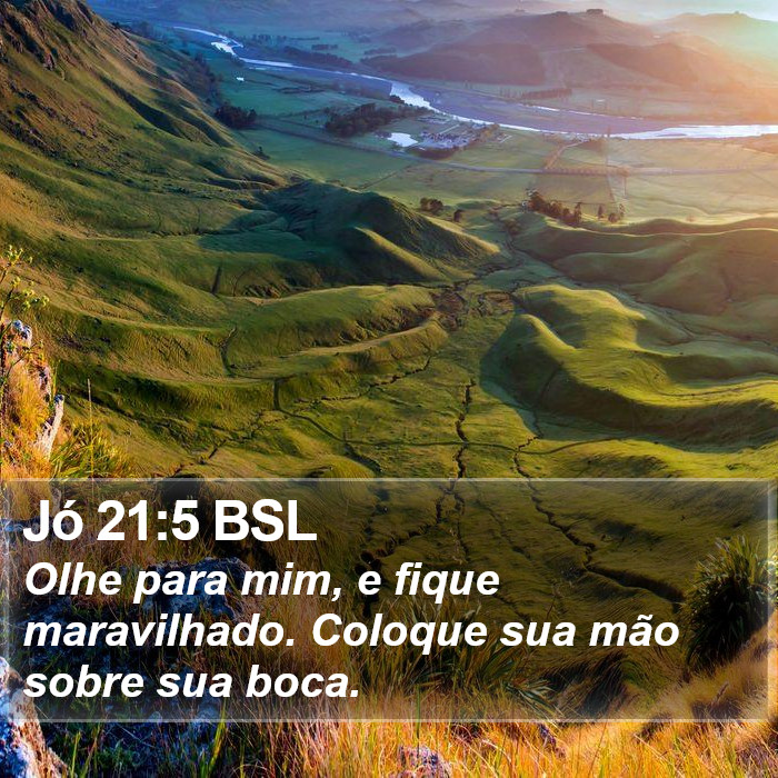 Jó 21:5 BSL Bible Study