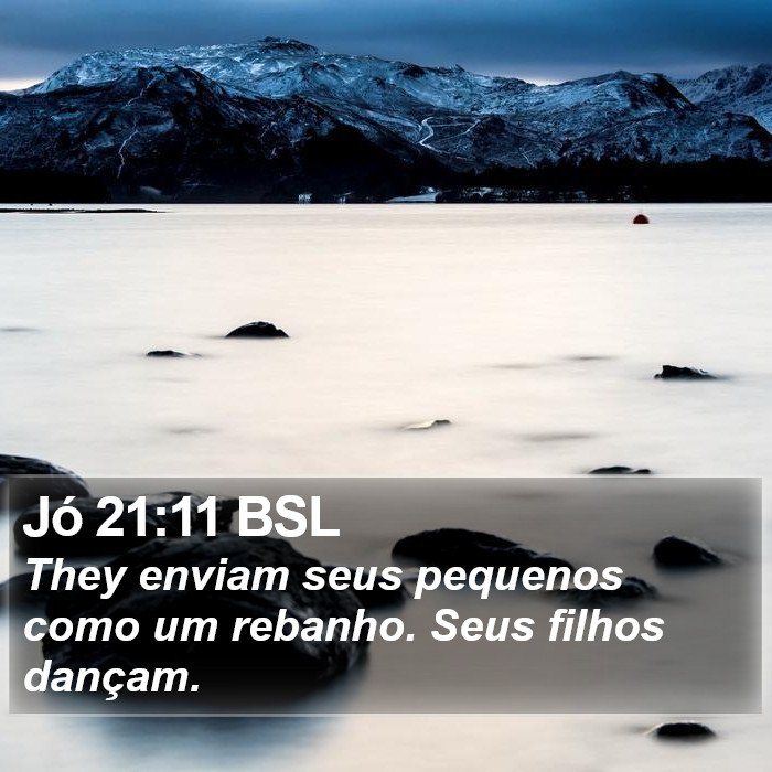 Jó 21:11 BSL Bible Study