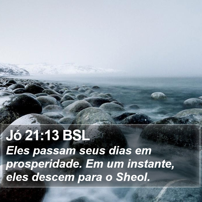 Jó 21:13 BSL Bible Study