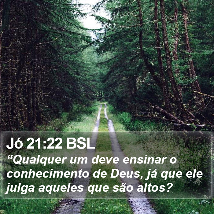 Jó 21:22 BSL Bible Study