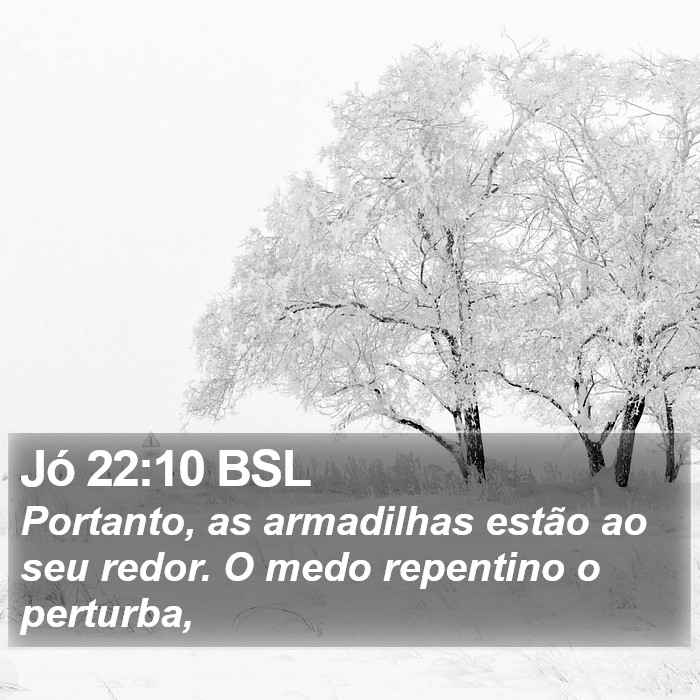 Jó 22:10 BSL Bible Study